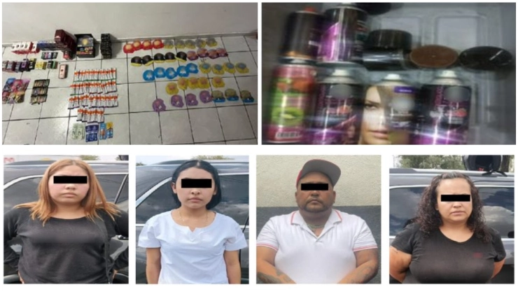 La maleta con la droga se preparaba en un domicilio en la colonia Morelos.