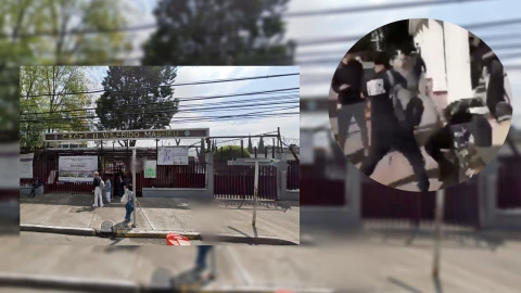 Porros ingresaron al CECyT 11 y cometieron actos violentos en contra de estudiantes, docentes y trabajadores.