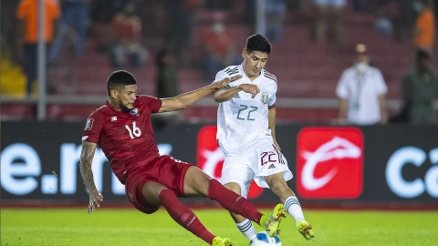 Andr&eacute;s Andrade con la selecci&oacute;n de Panam&aacute;