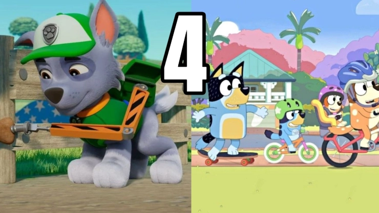 4 capítulos de Paw Patrol y Bluey para enseñarles a los niños a pedir ayuda