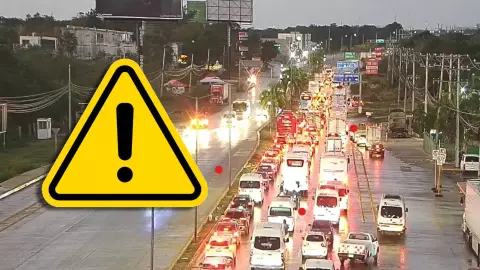 ¡Lunes con tráfico en Cancún! Se registran tres accidentes en el Boulevard Colosio hoy, 2 de marzo