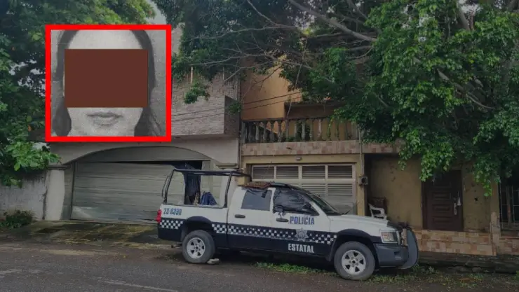 Así luce la casa donde una familia fue asesinada en Boca del Río.