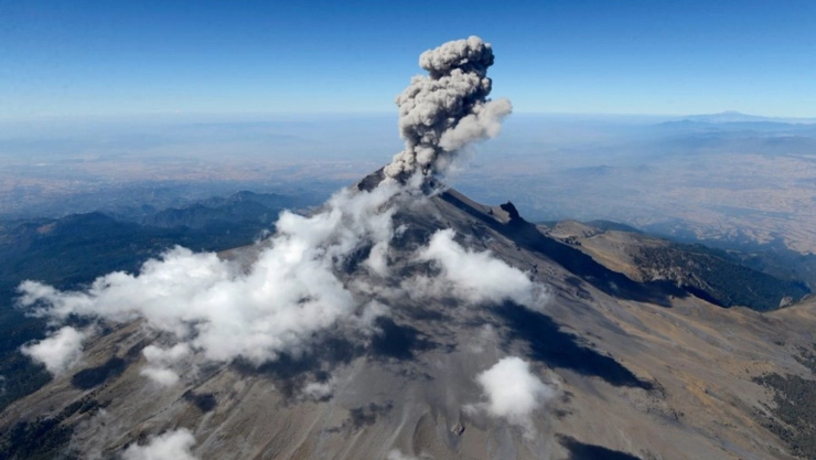 Popocatépetl domo de lava Semáforo
