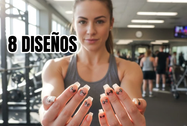 8 diseños de uñas de gimnasio que te volverán loca: son dibujos hermosos y quedan en cortas o largas
