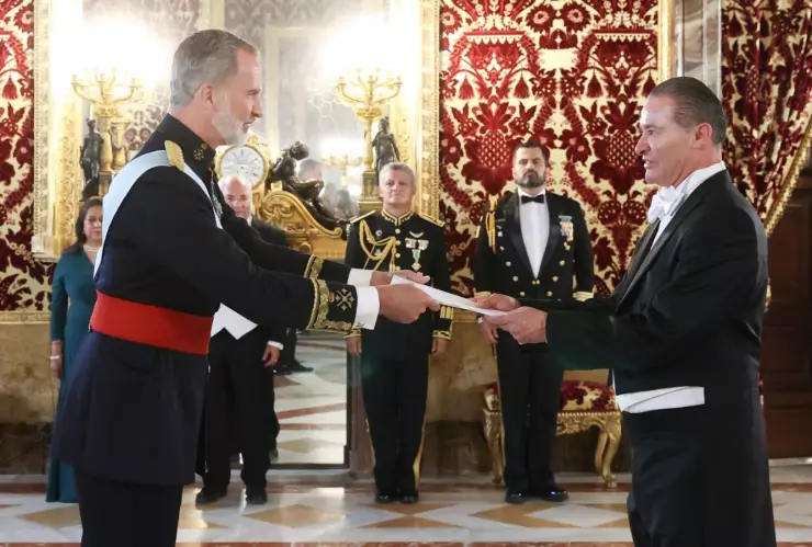 Quirino Ordaz Cartas Credenciales Felipe VI España