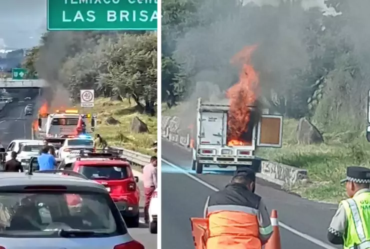 incencia camioneta autopista del sol 6 noviembre 2024