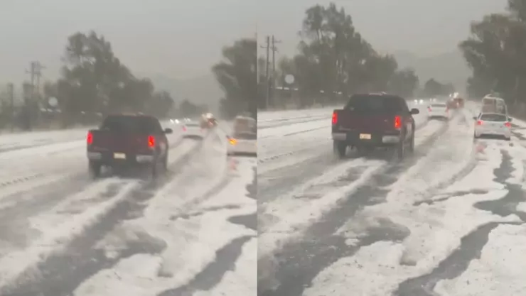 Lluvia hoy ¿Dónde cayó granizada extrema en Aguascalientes el domingo 5 de abril