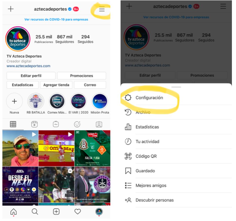 Cambiar el ícono de instagram