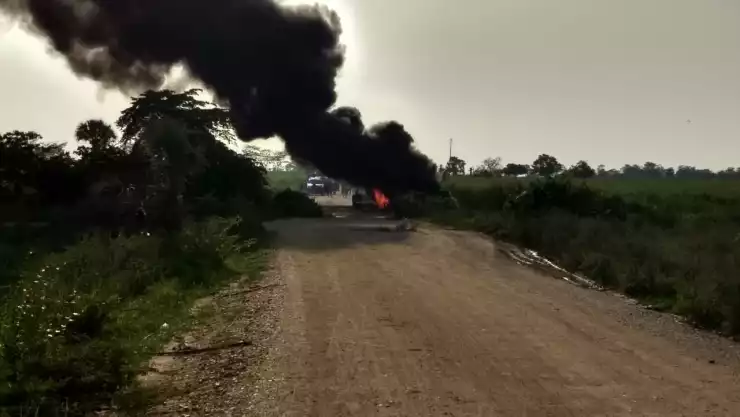 Explosión fue de un vehículo, y no de un ducto de hidrocarburos PC Veracruz