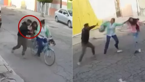 Madre evita que se rapten a su hija