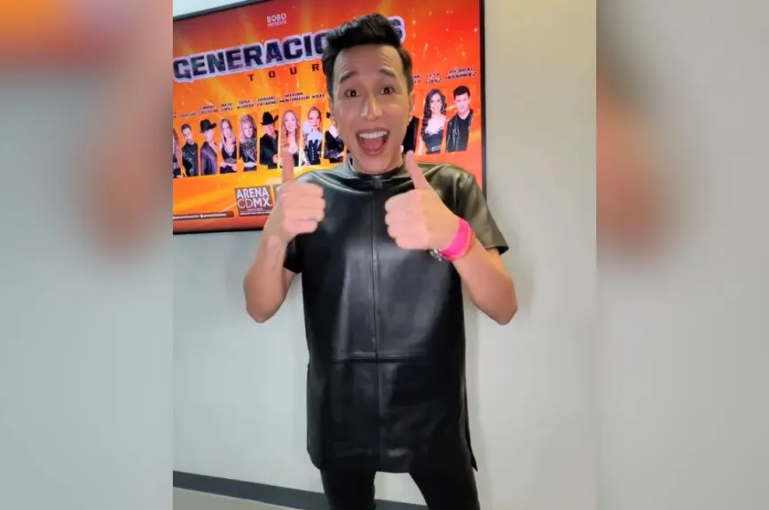 Jessy fue de los más emocionados durante el backstage de Generaciones Tour.