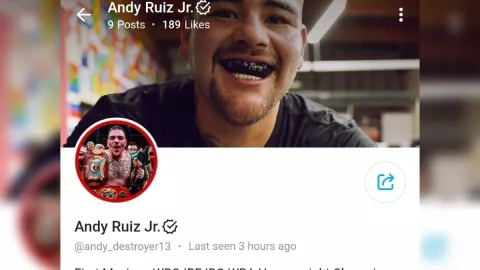 Andy Ruiz en Only fans.