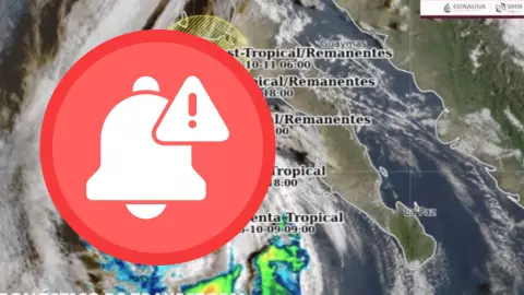 ¡Atención! La tormenta tropical ‘Priscilla’ continúa con su trayectoria y esta es su ubicación HOY, 9 de octubre de 2025