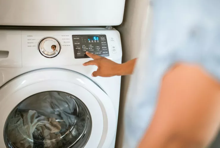 Truco para limpiar la lavadora por dentro con vinagre y bicarbonato