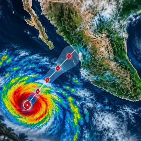 Tormenta tropical “Simon” podría ser huracán categoría 4: Cuándo cambiará su intensidad y cuál será su ubicación para entonces