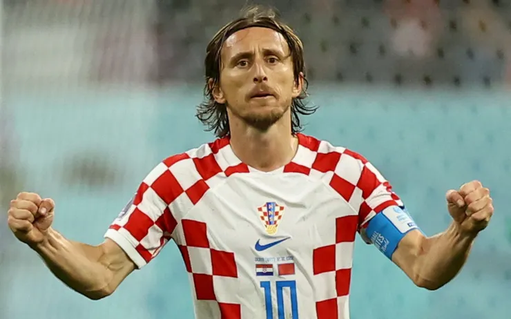 Luka Modric, jugador de Croacia