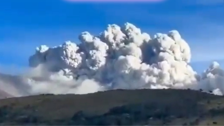 Volcán Puracé entra en Alerta Naranja.