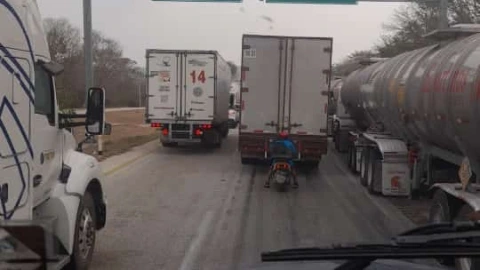 FOTO ¿Qué está pasando en la autopista Champotón-Campeche