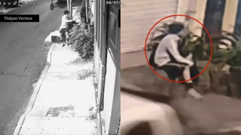 video joven abandona feto en Tlalpan CDMX