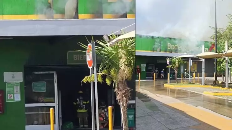 incendio en supermercado en cozumel hoy