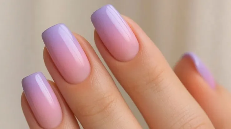 uñas ombré para mujeres 50 y 60 años