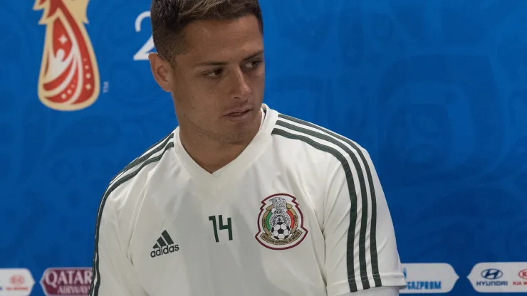 Chicharito con la Selección Mexicana en Rusia 2018