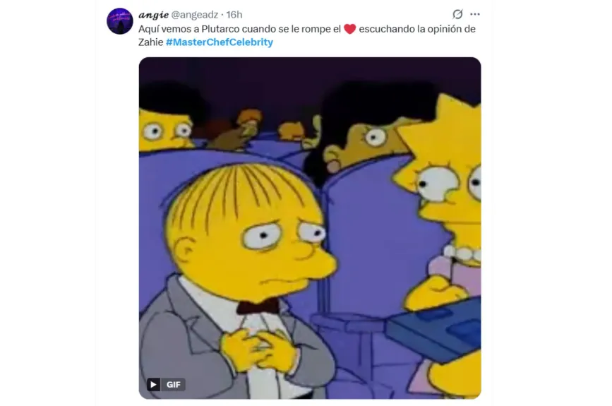 La crítica que chef Zahie dio al platillo de Plutarco Haza, sin duda alguna, nos rompió el corazón y seguro que también al villano de telenovelas.