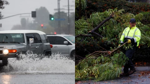 Fuertes lluvias en California provocan inundaciones