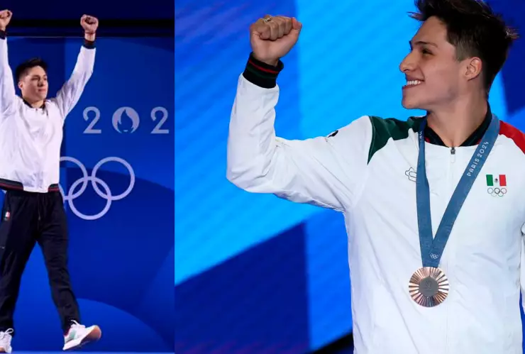 Osmar Olvera gana medalla de BRONCE para México en clavados de 3 metros