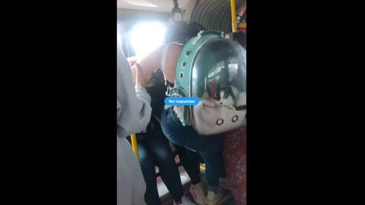 VIDEO: Pasajeras protagonizan pelea en camión de transporte público