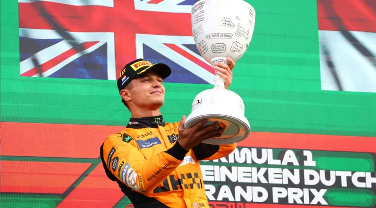 Lando Norris se llevó el GP de Países Bajos