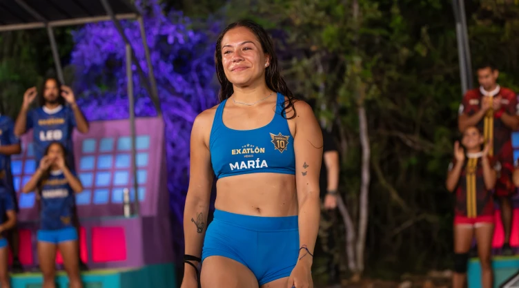María Salazar es la atleta eliminada de hoy 13 de septiembre en el Duelo de Eliminación de Exatlón México Décima Temporada.jpg