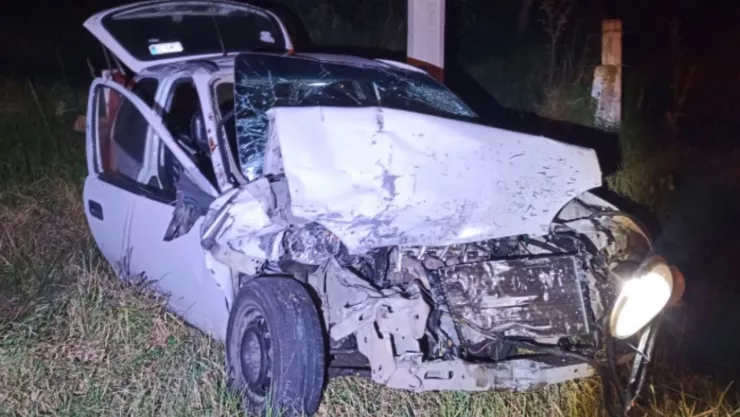 Vehículo quedó destrozado tras accidente en la autopista México-Puebla la madrugada del 24 de febrero.jpg