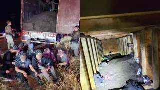 Migrantes son rescatados en Texas; estaban sepultados bajo un remolque