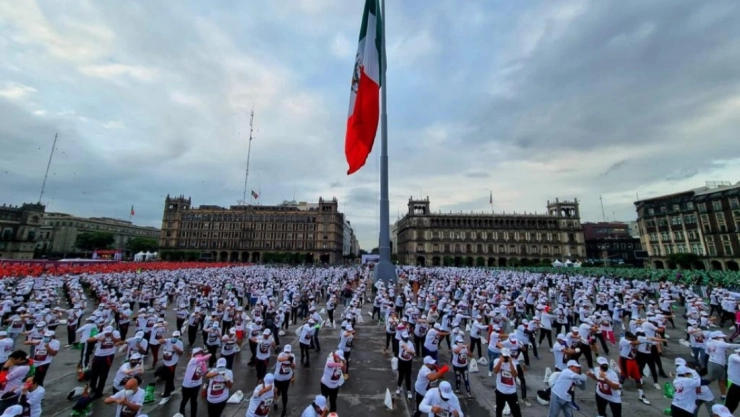 Clase Masiva de Box CDMX Récord Guinness