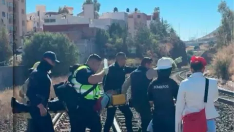 Hombre pierde la pierna luego de caer del tren hoy 5 de febrero en Zacatecas; esto es lo que se sabe