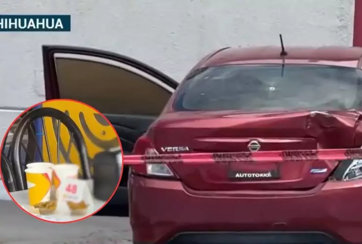 Asesinan a un hombre dentro de Carls Jr. de Ciudad Juárez; la balearon en el estacionamiento