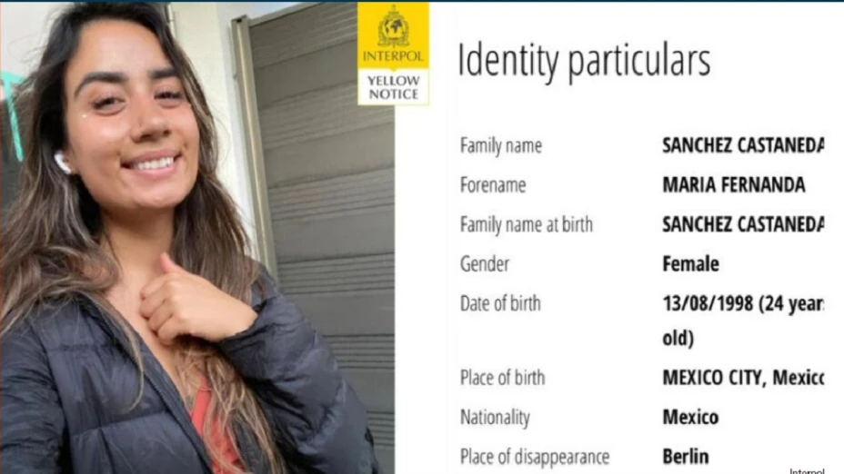 María Fernanda Sánchez, desaparecida en Berlín
