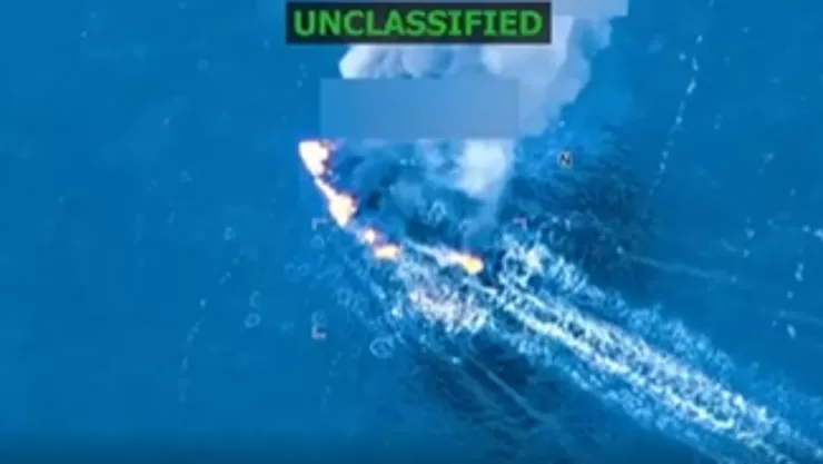 Estados Unidos envía ataque contra barco de narcotraficantes en aguas internacionales