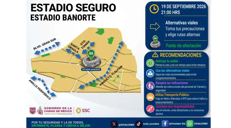 Operativo de vigilancia América vs Guadalajara.