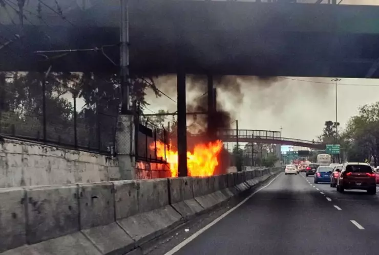 Incendio campamento indigentes