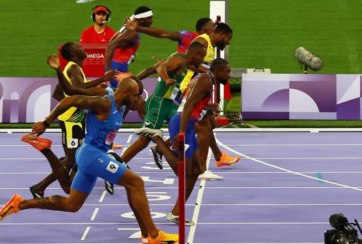 La final de los 100 metros París 2024