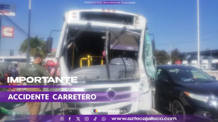Choque entre dos autobuses deja al menos 37 lesionados sobre carretera a Nogales