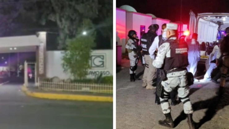 MIchoacan 4 hombres atacados tumba