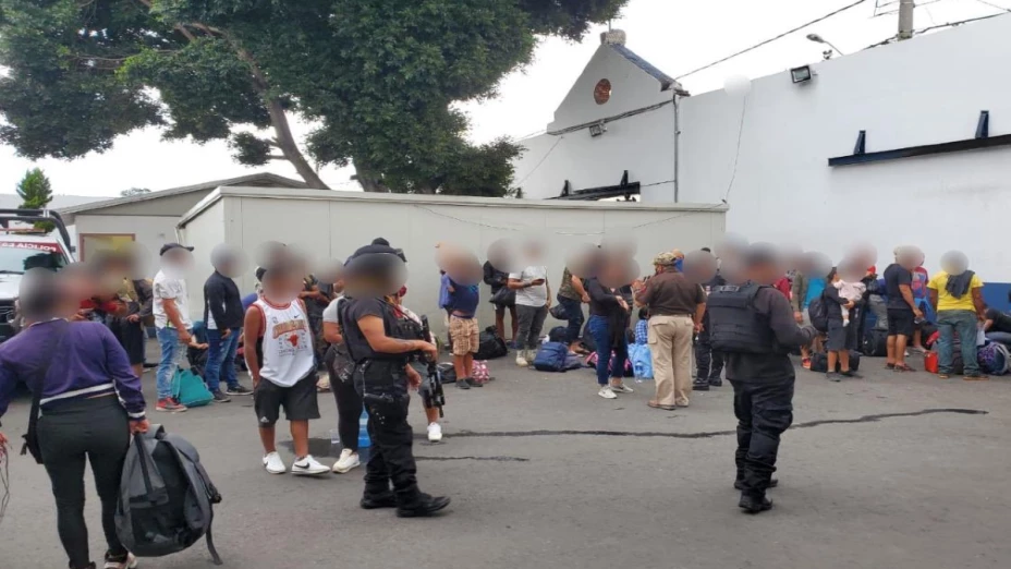 migrantes rescatados en Puebla