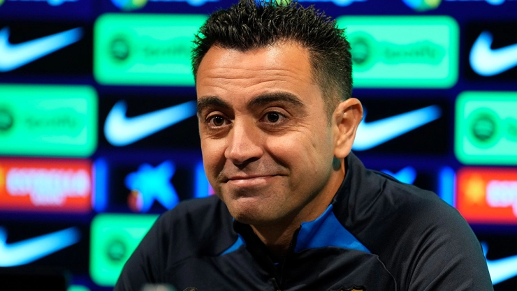 Xavi Hernández, técnico del Barcelona