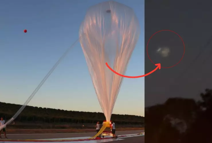 Globo sonda ovni Chiapas