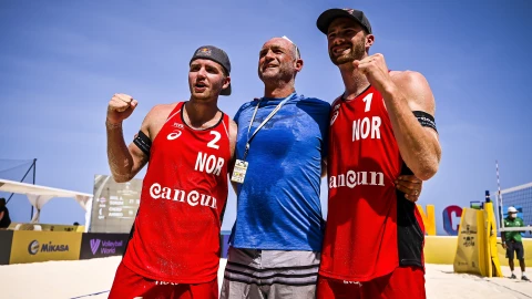 Anders Mol y Christian Sorum, campeones del FIVB Beach Volleyball World Tour