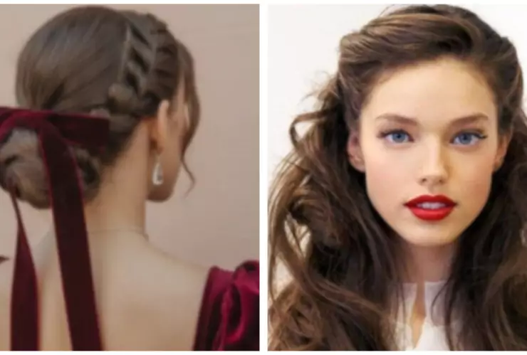 ideas peinados navidad