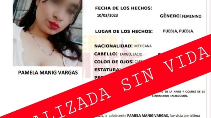 Encuentran sin vida a Pamela